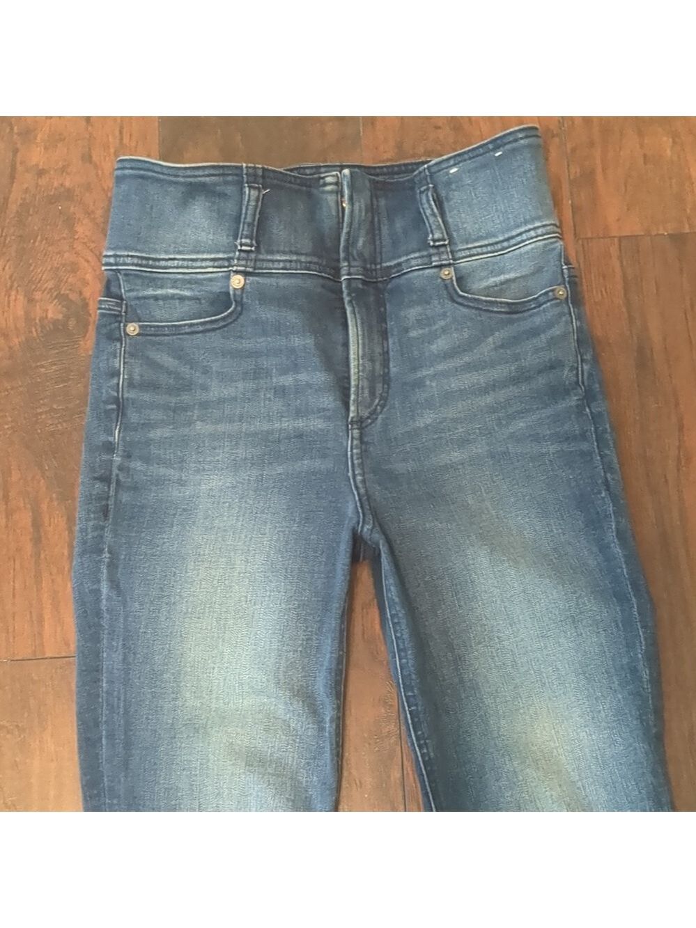 Express Ankle Legging Jeans Super High Rise - Picture 5 of 8